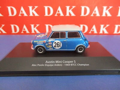 Die cast 1/43 Modellino Auto Austin Mini Cooper S BTCC 1969 A. Poole - Immagine 1 di 4