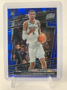 2024 Panini National VIP Prizm Blue Cracked Ice #RC1 Victor Wembanyama  RC 4/124 - Picture 1 of 2
