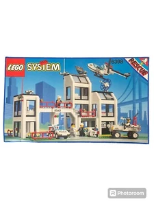 Vintage Lego System 6398 Central Precinct HQ w/ Box & Instruction Manual - Picture 1 of 3