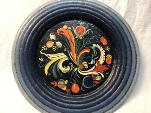 German Toleware 2 runde Holz Ladeplatten Bad Reichenhall Baycifche - Bild 1 von 12