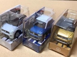 Choro Q TAKARA VolksWagen VW Wagen T-ROC 3 Cars Set Rare NEW - Picture 1 of 7