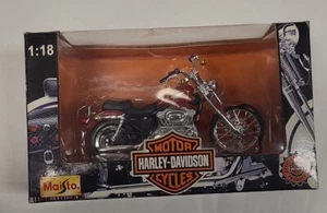 MAISTO HARLEY- DAVIDSON MOTORCYCLE - 1997 XLH SPORTSER 1200 1:18TH DIE-CAST - Picture 1 of 6