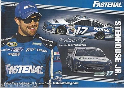 Postal de la serie NASCAR SPRINT CUP 2015 RICKY STENHOUSE JR "FASTENAL" #17 Foto 1 de 2