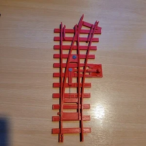 TRIANG BIG BIG TRAIN TRACK POINTS x 2 LEFT /RIGHT HAND, SWITCHES, TURNOUTS - Picture 1 of 8