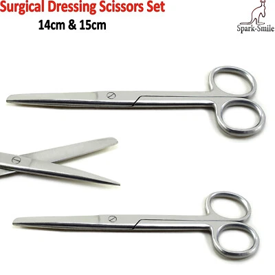 Tijeras quirúrgicas para apósito primeros auxilios hospital tijeras médicas 14 y 15 cm Foto 1 de 4