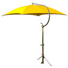 Yellow Deluxe Umbrella w/ Brackets -Fits  Massey  Tractor