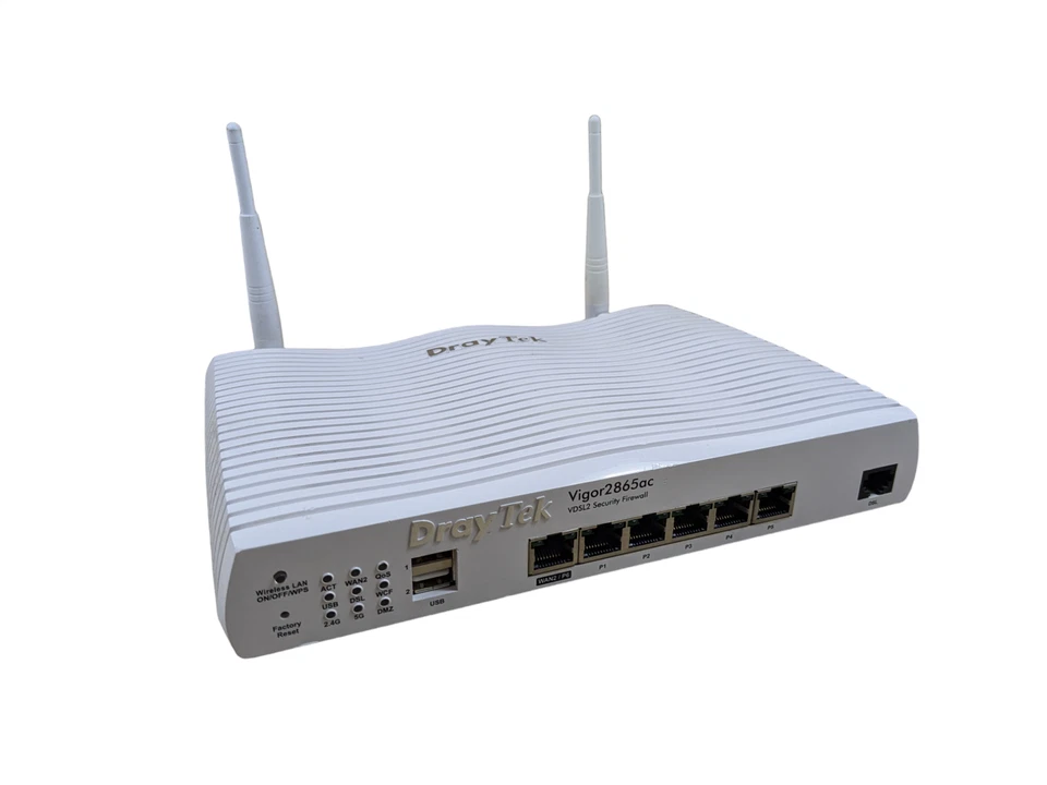 DrayTek Vigor 2865ac 802.11ac VDSL Multi-Wan Firewall Router with PSU - Image 1 of 1