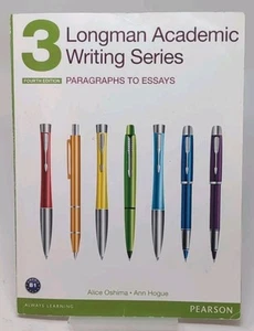 📚 Longman Academic Writing Series 3 Paragraphs to Essays 4th Edition Textbook - Picture 1 of 6