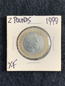 1999 VEREINIGTES KÖNIGREICH 2 POUND BI-METALL MÜNZE QUEEN ELIZABETH - VZ - ATTRAKTIV - Bild 1 von 2