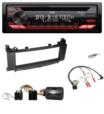 JVC CD DAB USB Bluetooth Lenkrad Autoradio für Mercedes A-Klasse B-Klasse 2005-2 - Bild 1 von 4
