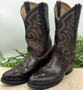 Double H Herren Gr. 8 D Stahlkappe AG7 2282 Braun Leder Arbeit Westernstiefel Hergestellt in den USA - Bild 1 von 16