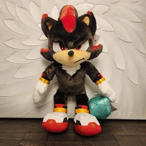 Build A Bear Sonic 3 Shadow the Hedgehog Plush New With Tags W/ Emerald W/ Sound - Picture 1 of 4