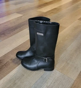 Nine West Kinder Sahara Reitstiefel Größe 3,5 schwarz NEU - Bild 1 von 5