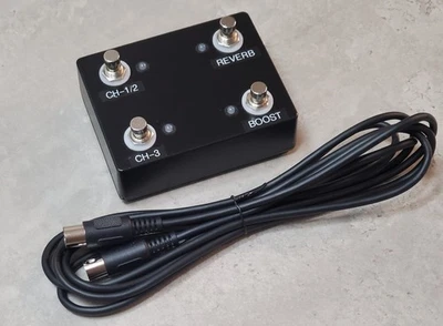 Custom 4-Button FS44L-Style Pedalboard Friendly Footswitch For Carvin V3M Amp - Image 1 of 4