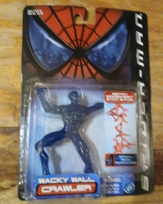  Spider-Man Wacky Wall Crawler MOC MIP 2001 ToyBiz mercancía oficial de la película Foto 1 de 4