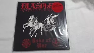 BLASPHEMY Gods Of War LP Ross Bay Cult Nuclear War Now clear blue splatter - Picture 1 of 4