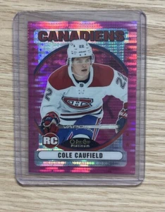2021-22 O-Pee-Chee Platinum Rookie Retro Pink Pulsar Cole Caufield #R-67 SSP📈💰 - Picture 1 of 2