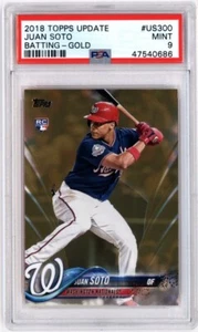 Actualización Juan Soto Topps 2018 oro US 300 PSA 9 como nuevo Nationals Rookie RC 1564/2018 - Imagen 1 de 2