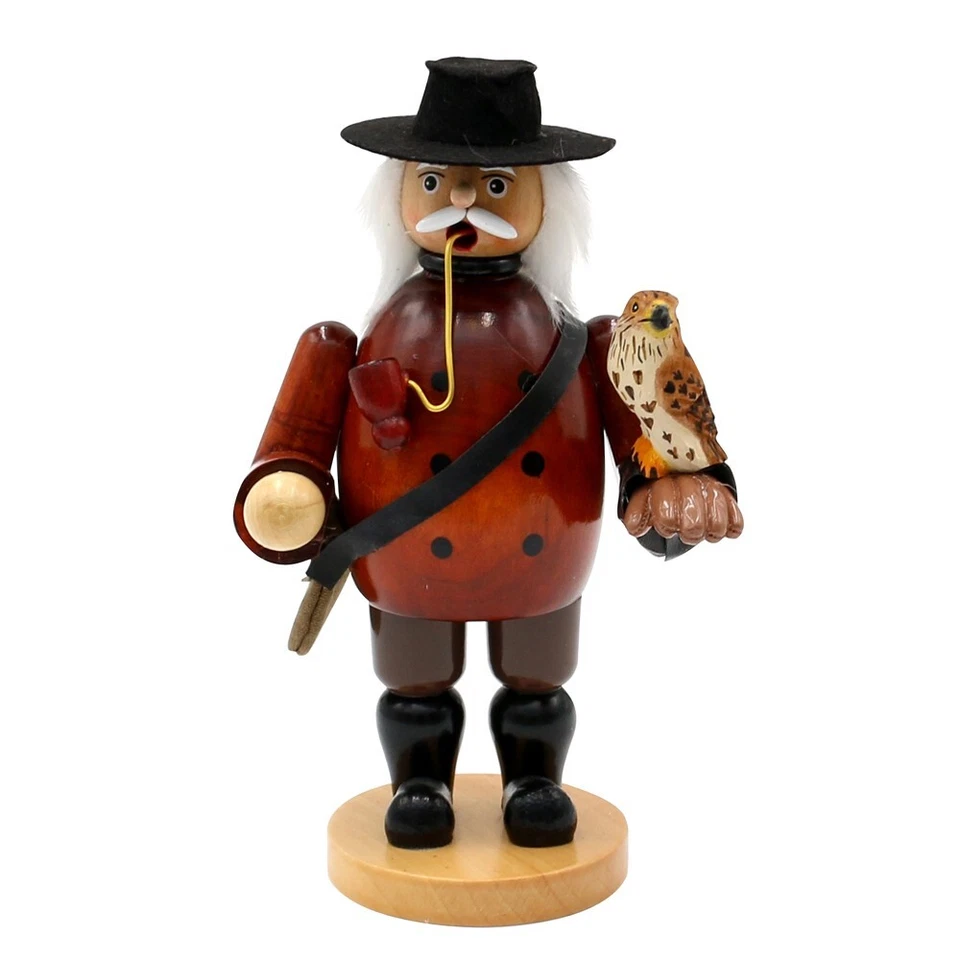 Räuchermännchen "Falkner" mit Falke auf dem Arm - Bild 1 von 1