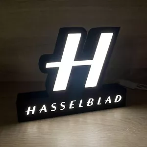 Hasselblad Logo Light Box 3D Printed USB LED Lamp Neon Sign For Camera Display - Picture 1 of 5