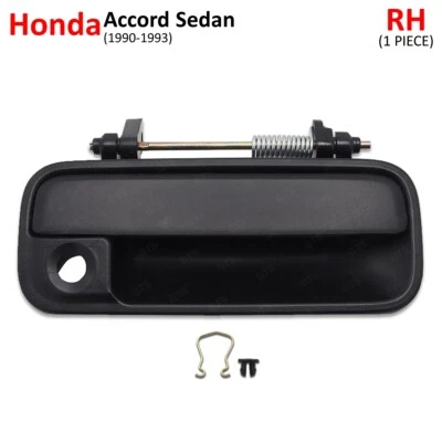 Front Right Outside Outer Door Handle Fits Honda Accord Sedan 1990 - 1993 Foto 1 de 4