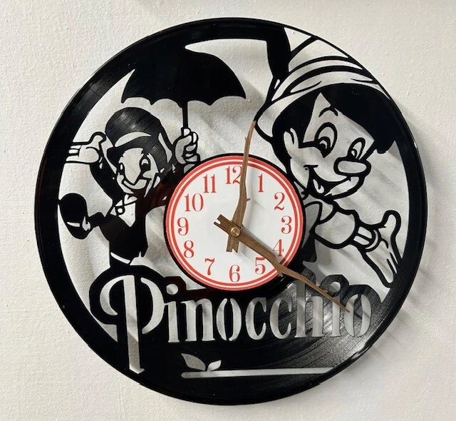 Reloj de discos de vinilo Pinnochio Foto 1 de 1