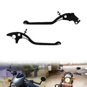 Black Hand Levers Brake Clutch Lever Fit For Harley Street XG 500 750 2015-2020 - Picture 1 of 12