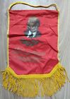 Vintage Banner Flag Pennant Communist Ussr Winner Socialist Competition Lenin
