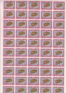 stamps SUDAN 1992 1997 SC 451 SURCHARGED DEFINITIVE MNH FULL SHEET CV$400 #135 - Picture 1 of 2