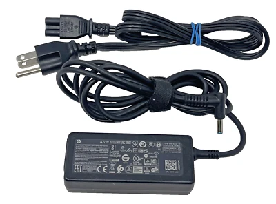 Adaptador de alimentação CA HP L25296-003 original genuíno usado testado funciona 19,5 V 2,31 A - Imagem 1 de 3