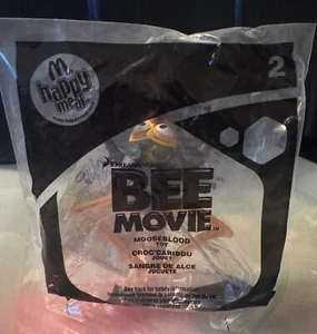McDonald's Happy Meal 2007 Dreamworks Bee Movie #2 Mooseblood New Sealed - Picture 1 of 2