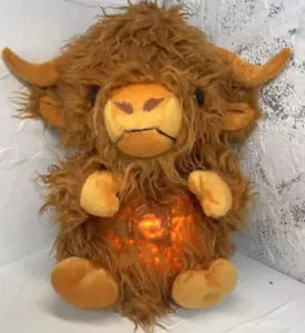 Cow Stuffed Animal Plush Toy Breathing Cow Toy Anxiety Plush Toy With Musical - Picture 1 of 17
