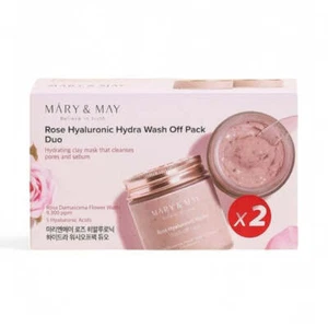 Mary&May Rose Hyaluronic Hydra Wash Off Pack Duo Set 2 pcs #gus - Picture 1 of 1