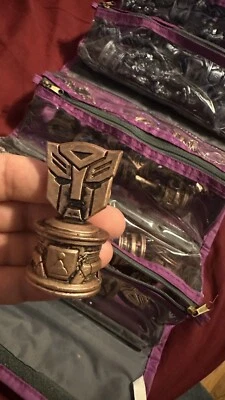 Transformers Chess Set Complete Set / Board 2007  Autobot vs Decepticon No Box - Image 1 of 4