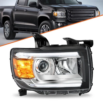 Для 2015-2022 GMC Canyon со светодиодным DRL-проектором заводская фара правая пассажирская сторона - Изображение 1 из 4