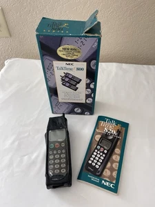 NEC TalkTime 800 Series Portable Vintage Cellular Brickphone Telephone Untested - Picture 1 of 9
