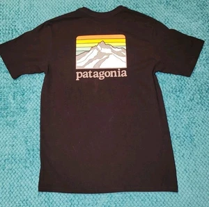 Patagonia Mens Small Black T Shirt 50/50 Blend Ex Unused Cond - Picture 1 of 7
