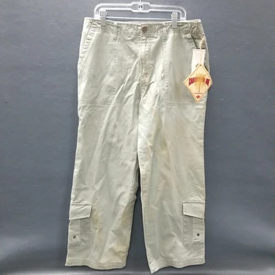 Pantalones cargo capri Caribbean Joe verde salvia para mujer talla 10 nuevos con etiquetas Foto 1 de 4
