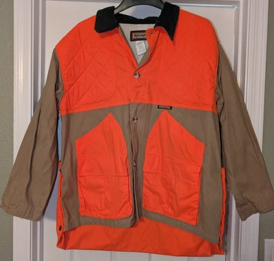 Remington Ropa Exterior Para Hombre Grande Tiro Caza Camisa Chaleco Naranja y Tostado Foto 1 de 4