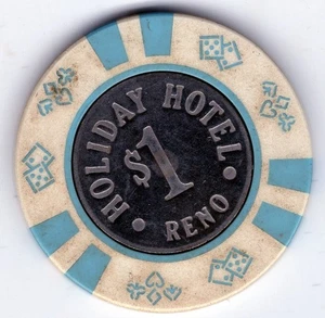Nevada, Reno: Holiday Hotel 1.00 Slot Token 1967 - Picture 1 of 2
