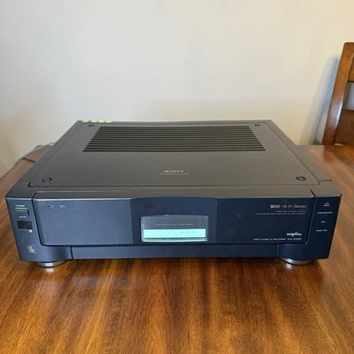 Grabadora de casete de video Sony SLV-R1000 SVHS sin control remoto - para piezas/reparación *LEER* Foto 1 de 4