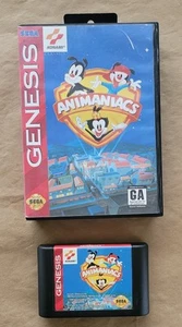 Animaniacs (Sega Genesis, 1994) Spiel Cartridge & Box - getestet - Bild 1 von 11