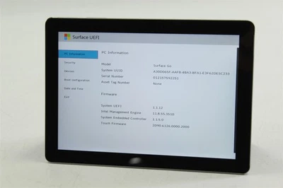 Microsoft Surface Go 1825 1ª Generación 10" Pentium 4415Y 128GB SSD 8GB RAM SIN SISTEMA OPERATIVO Foto 1 de 4