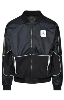 CHAQUETA NIKE AIR JORDAN 5 V AJ5 LEGACY NEGRA ROJA METÁLICA PLATEADA GRANDE Foto 1 de 4