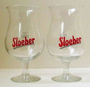 SLOEBER belgische BIERGLÄSER IN TULPENFORM / Paar 0,5 l von DUROBOR - Sammlerstück  - Bild 1 von 3
