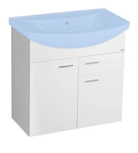 BADSCHRANK WASCHTISCH UNTERSCHRANK WASCHBECKENUNTERSCHRANK 71,5x74x34cm - Bild 1 von 7