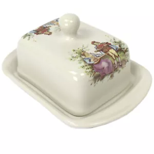 Butter Dish Ceramic Butter Bell Small Butter Dish 125g Storage Jar Butter Dish - Picture 1 of 5
