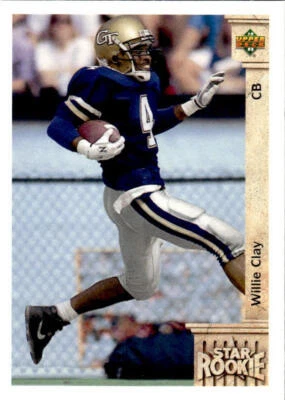 1992 Upper Deck #7 Willie Clay - Image 1 of 2