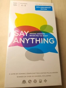Say Anything Board Game North Star Card Games |10th Anniversary Edition NEW - Picture 1 of 2
