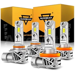 For GMC Sierra 1500 2007-2013 LED Headlight High Low Bulbs 6500K 25000LM CANBUS - Picture 1 of 15